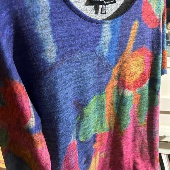 Claire Desjardins Colorful Abstract Varsity Jacket Size S - Picture 15 of 15